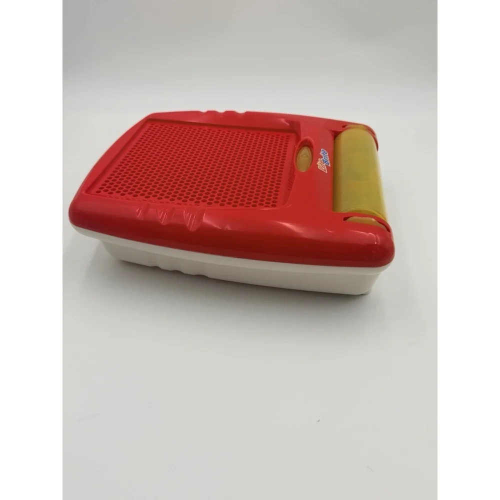Vintage Hasbro Lite Brite Cube Light Board Toy Red w/ Pegs 2003 Tested